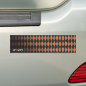 Autocollant De Voiture Jacquard de PhillyDnB (En voiture)