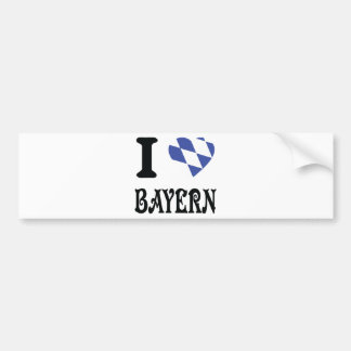 Autocollant De Voiture J'adore Bayern