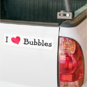 Autocollant De Voiture J'adore les bulles (Sur camion)