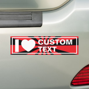 Autocollant De Voiture J'adore les rétros personnalisés