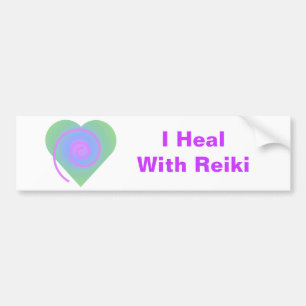 Autocollant De Voiture J'Ai Guéri Avec Un Sticker À Bumper Reiki
