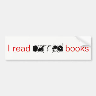 Autocollant De Voiture J'Ai Lu Banned Books Bumper Sticker