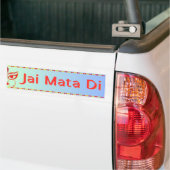 Autocollant De Voiture "Jai Mata Di" Maa Durga Hindu (Sur camion)