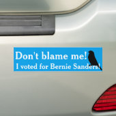 Autocollant De Voiture J'ai voté pour Bernie ! (En voiture)