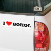 Autocollant De Voiture J'aime Bohol (Sur camion)