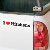 AUTOCOLLANT DE VOITURE "J'AIME HITCHENS " (Sur camion)