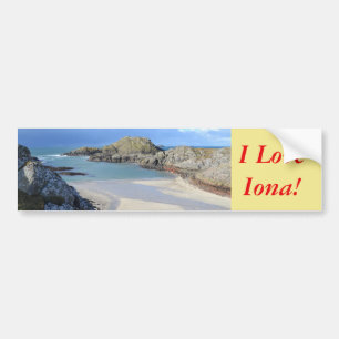 Autocollant De Voiture J'Aime Iona !