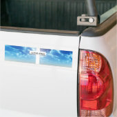 AUTOCOLLANT DE VOITURE J'AIME JÉSUS (Sur camion)