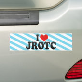 Autocollant De Voiture J'aime JROTC (En voiture)