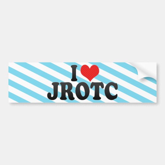 Autocollant De Voiture J'aime JROTC (Devant)