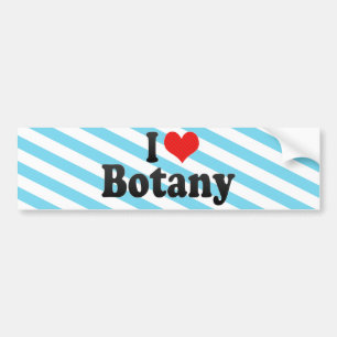Autocollant De Voiture J'aime la botanique
