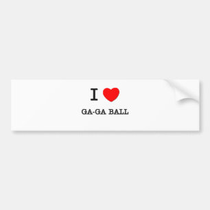 Autocollant De Voiture J'aime la boule GA-GA