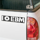 Autocollant De Voiture J'aime la vitesse de carte d'EBM (Sur camion)