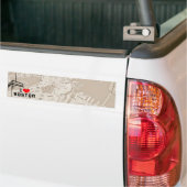 Autocollant De Voiture J'aime l'adhésif pour pare-chocs de Boston (Sur camion)