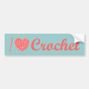 Autocollant De Voiture J'aime l'adhésif pour pare-chocs de crochet