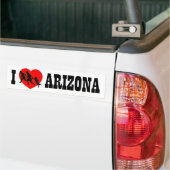 Autocollant De Voiture J'aime l'Arizona (Sur camion)