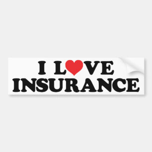 Autocollant De Voiture J'aime l'assurance