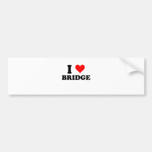 Autocollant De Voiture J'aime le pont