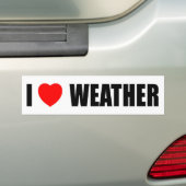 Autocollant De Voiture J'aime le temps (En voiture)