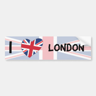 Autocollant De Voiture J'aime Londres
