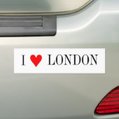 Autocollant De Voiture J'aime Londres (En voiture)