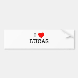 Autocollant De Voiture J'aime Lucas