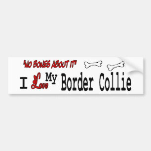 Autocollant De Voiture J'Aime Ma Frontière Collie