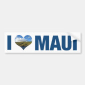 Autocollant De Voiture J'Aime Maui Hawaii mignonne Hawaiian (Devant)