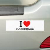 Autocollant De Voiture J'aime Mayonnaise (En voiture)