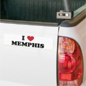 Autocollant De Voiture J'aime Memphis (Sur camion)