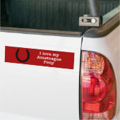 Autocollant De Voiture J'Aime Mon Assateague Pony (Sur camion)