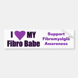 Autocollant De Voiture J'aime mon bébé fibro