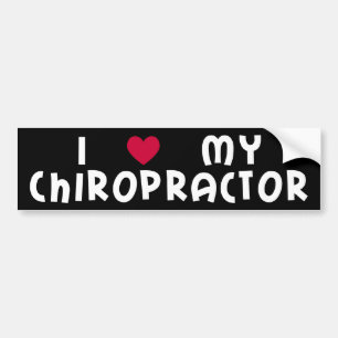 Autocollant De Voiture J'aime mon chiroprakteur