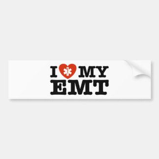 Autocollant De Voiture J'aime mon EMT