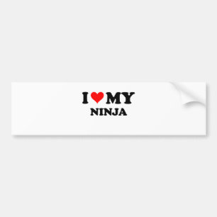 Autocollant De Voiture J'aime mon Ninja