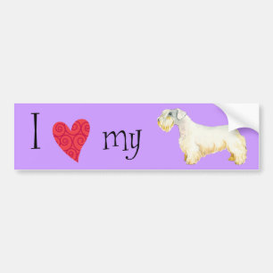 Autocollant De Voiture J'aime mon Sealyham Terrier