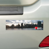 Autocollant De Voiture J'aime NYC (En voiture)