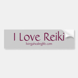 Autocollant De Voiture J'aime Reiki