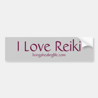 Autocollant De Voiture J'aime Reiki