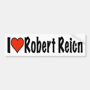 Autocollant De Voiture J'aime Robert Reich