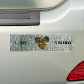 Autocollant De Voiture J'aime tellement la nature (En voiture)