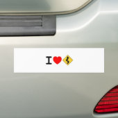 Autocollant De Voiture J'aime Twisties ! ! ! (En voiture)