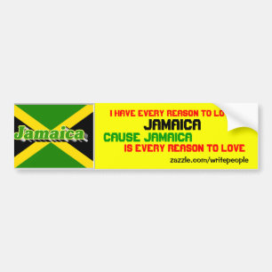 Autocollant De Voiture jamaïque