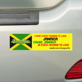 Autocollant De Voiture jamaïque (En voiture)