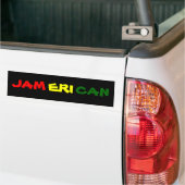 AUTOCOLLANT DE VOITURE JAMERICAN (Sur camion)