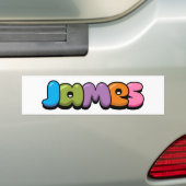 Autocollant De Voiture James (En voiture)