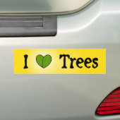 Autocollant De Voiture J'arbres d'amour (En voiture)
