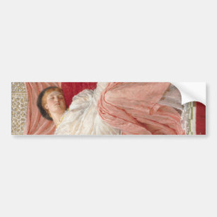 Autocollant De Voiture Jasmine (Belle Jeune femme qui dort)