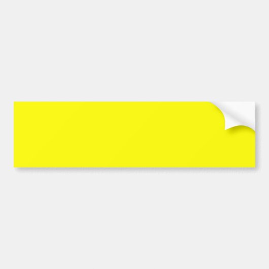 Autocollant De Voiture Jaune clair (couleur solide) (Devant)