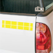 Autocollant De Voiture Jaune de plaid (Sur camion)